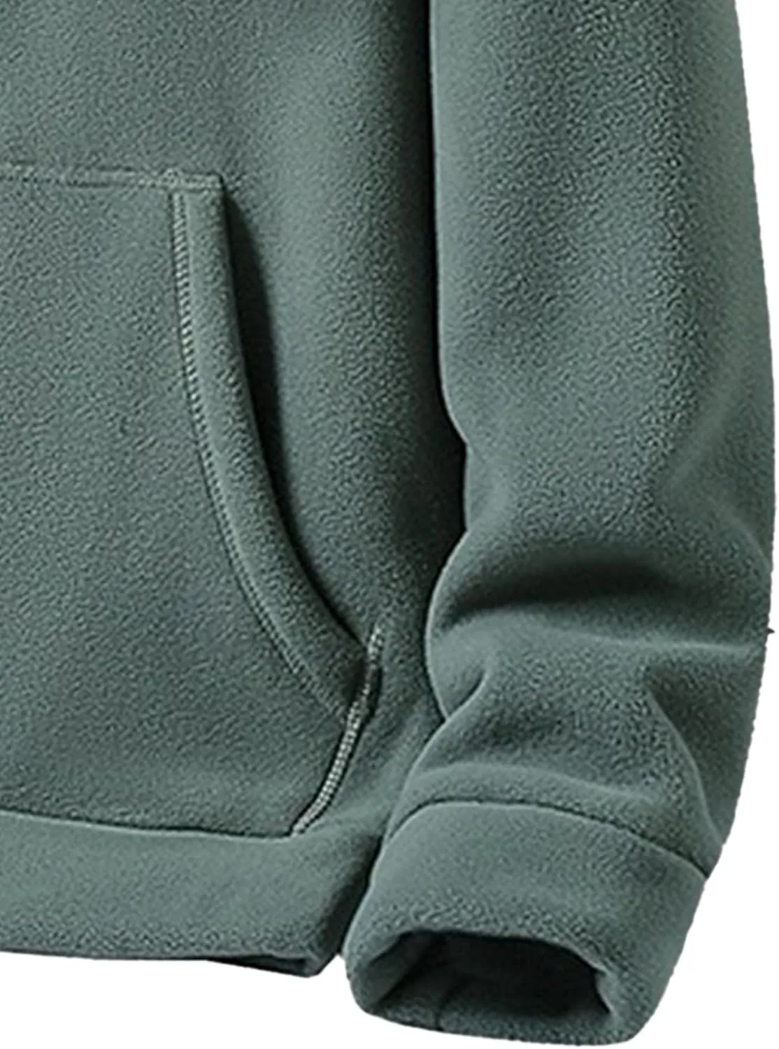 Men's Winter Warm Zip Up Hoodie Heavyweight Fleece Hoooed Sweatshirt Trendy Zip Up Fleece Fashion Outfits