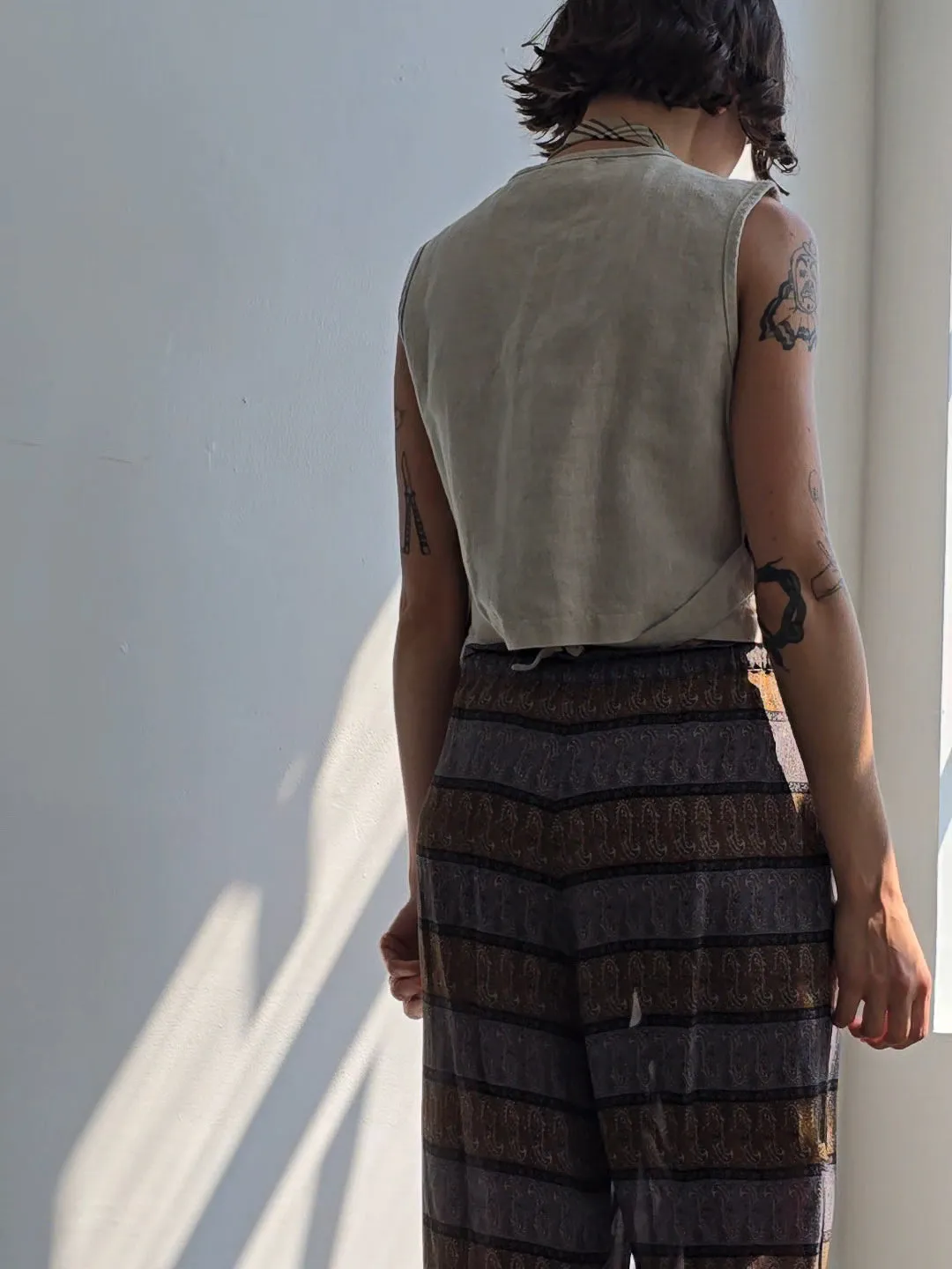 Natural Fibers Knit Vest (M)