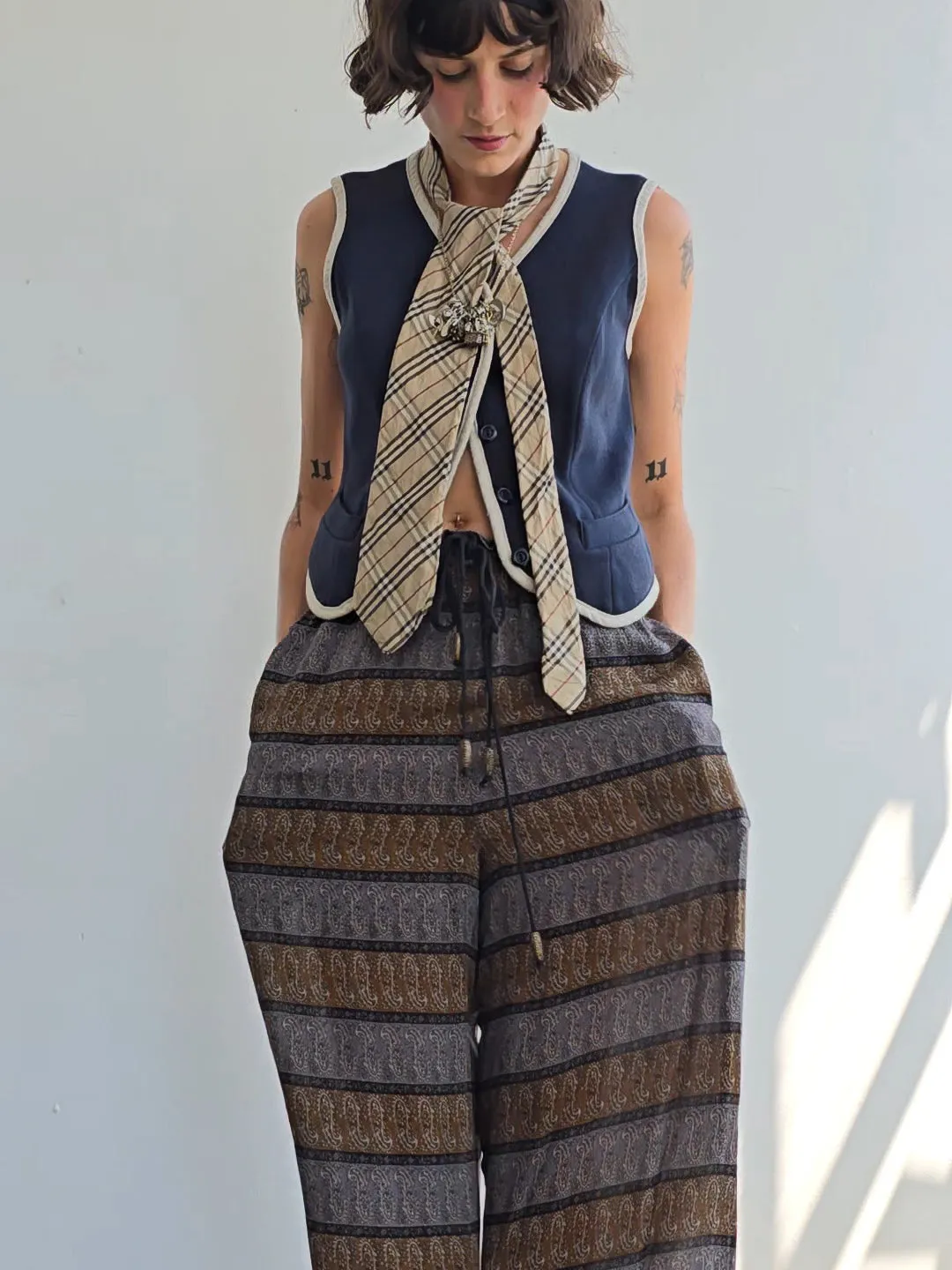 Natural Fibers Knit Vest (M)