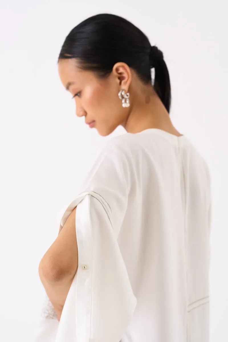 Patch Pocket Tunic Co ord Set of 2 Ivory