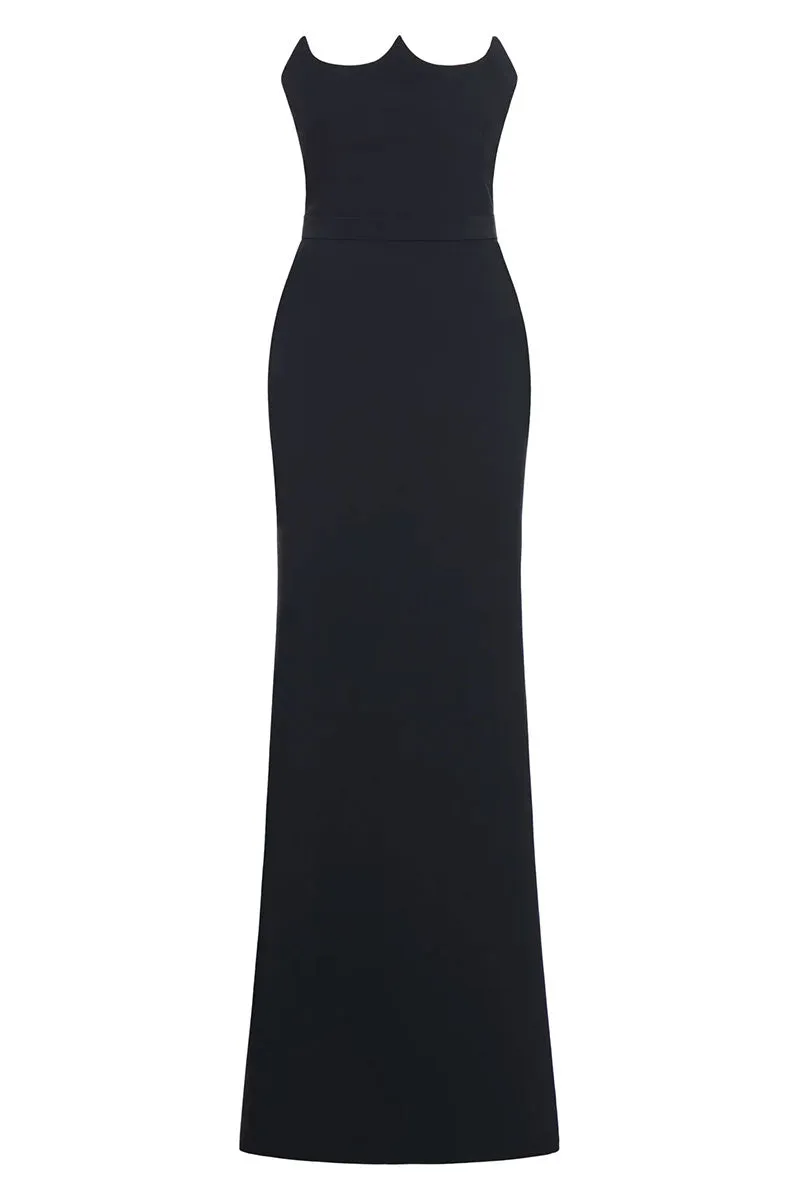 Peak Corset Evening Dress