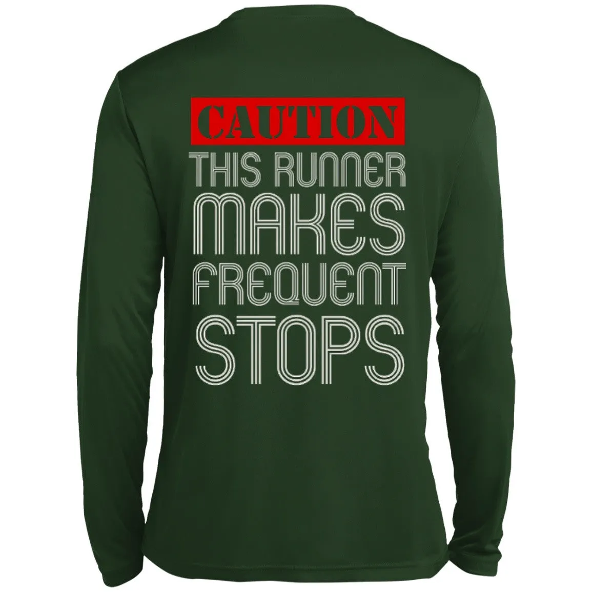 Runner Caution Unisex Long Sleeve Dri-Fit