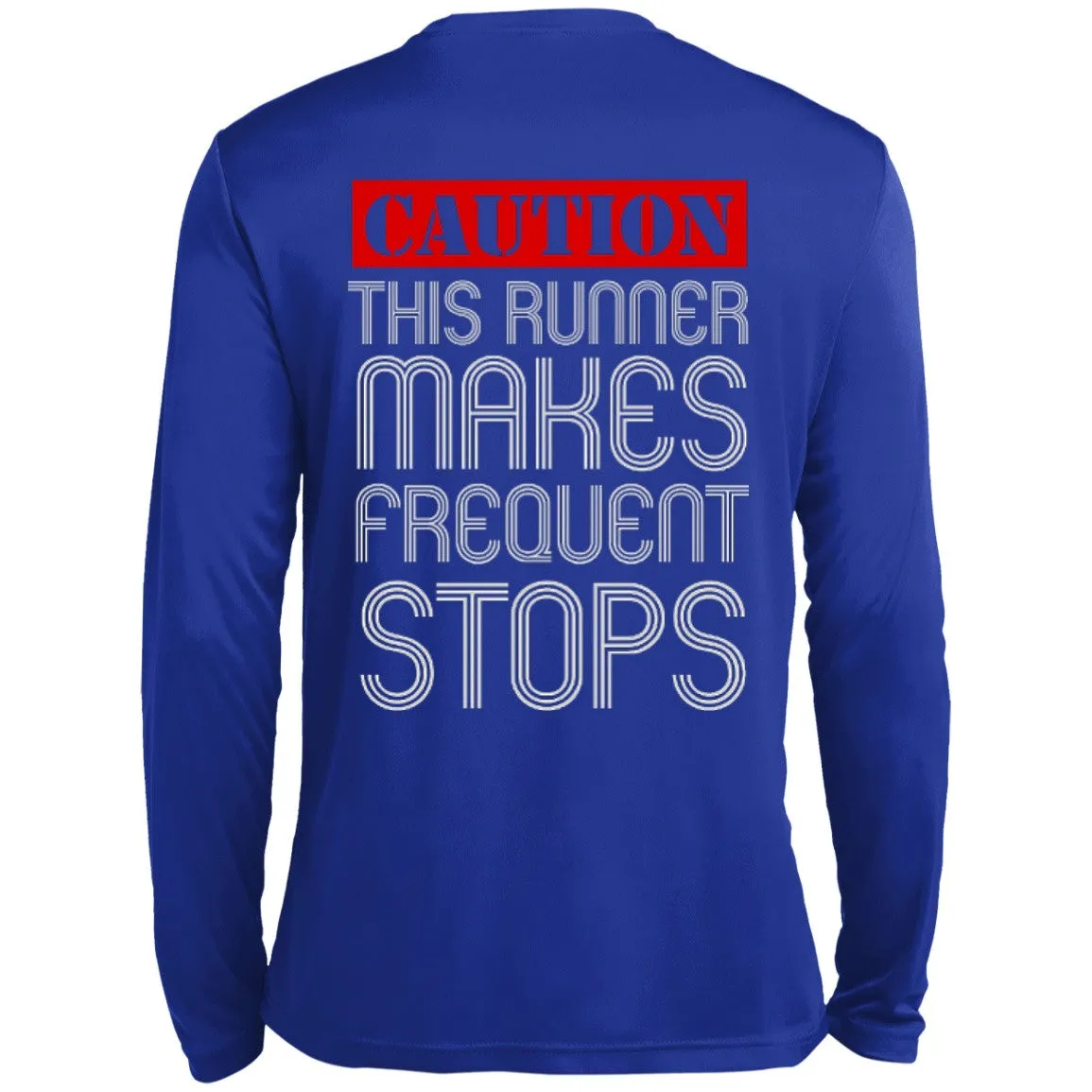 Runner Caution Unisex Long Sleeve Dri-Fit