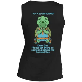 Slow Runners Ladies Sleeveless Dri Fit V Neck