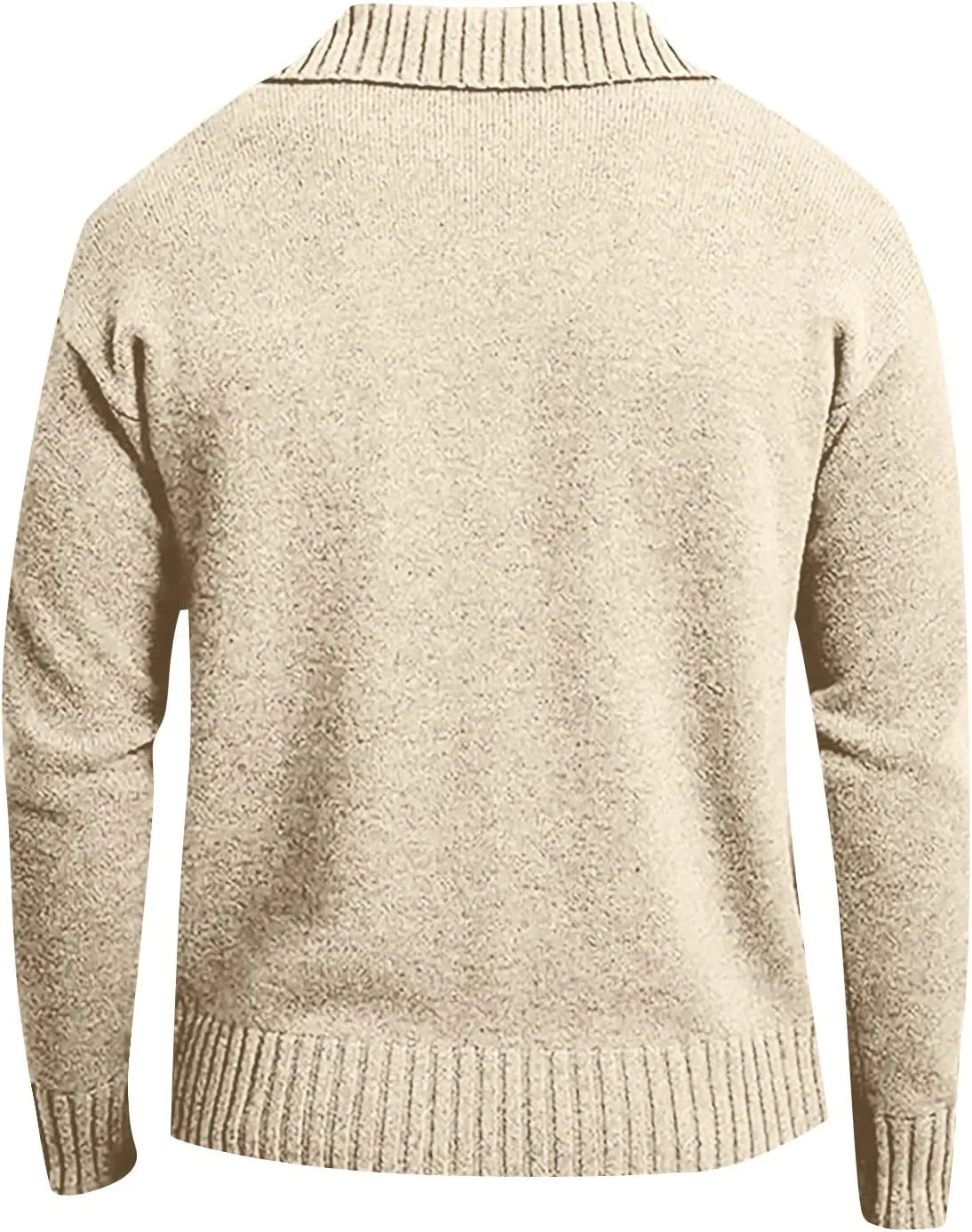 Sport Jackets for Men Men's Fashion Loose Cardigan Warm Jacket Sweater Stand Collar Knitting Coat Jackets