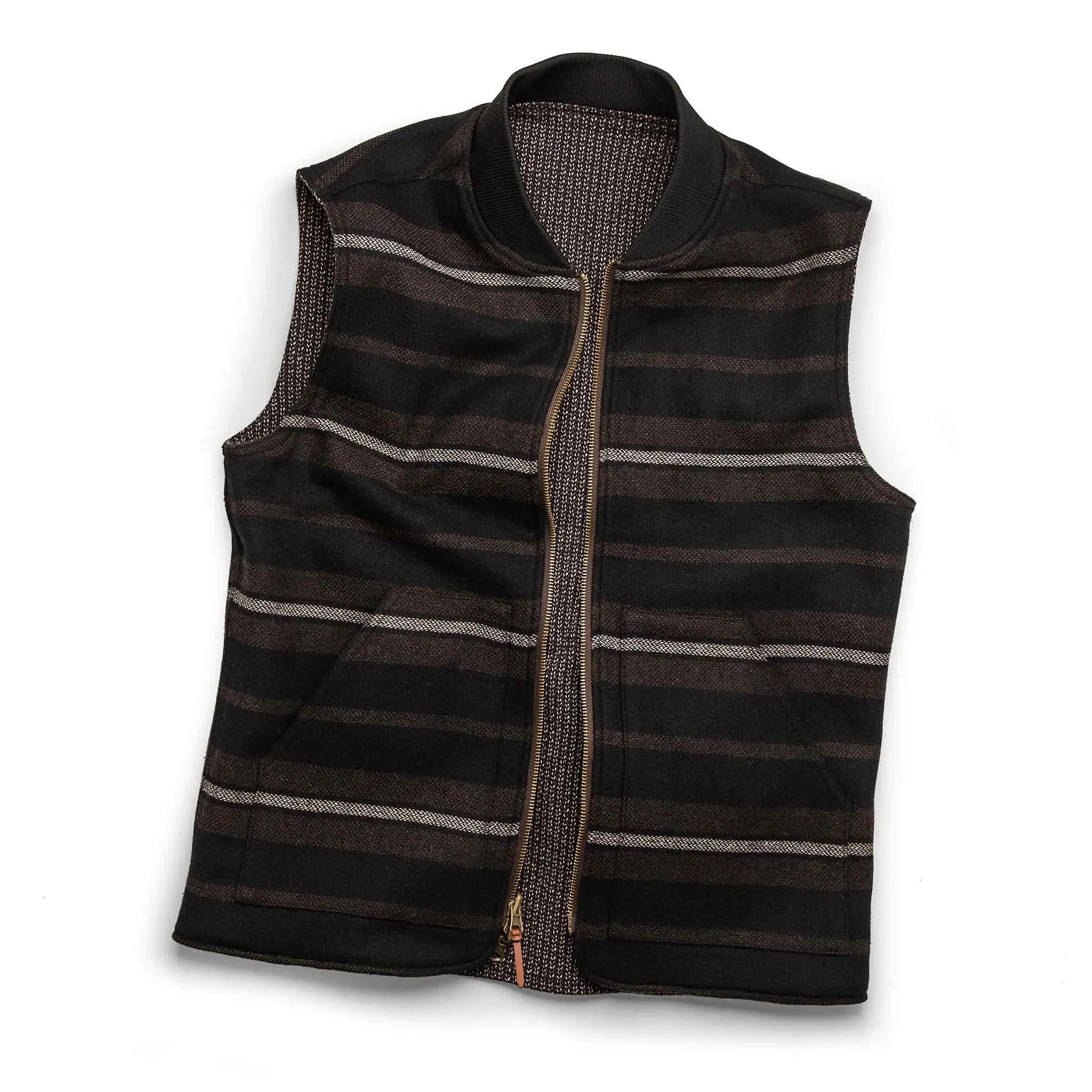 The Able Vest in Wool Beach Cloth