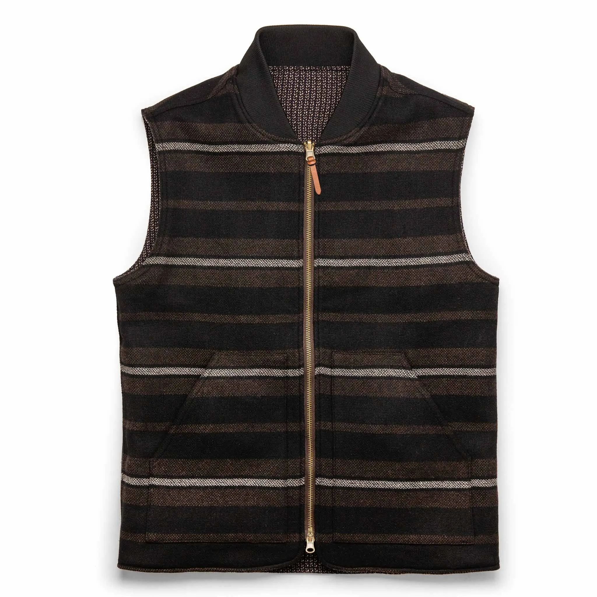 The Able Vest in Wool Beach Cloth