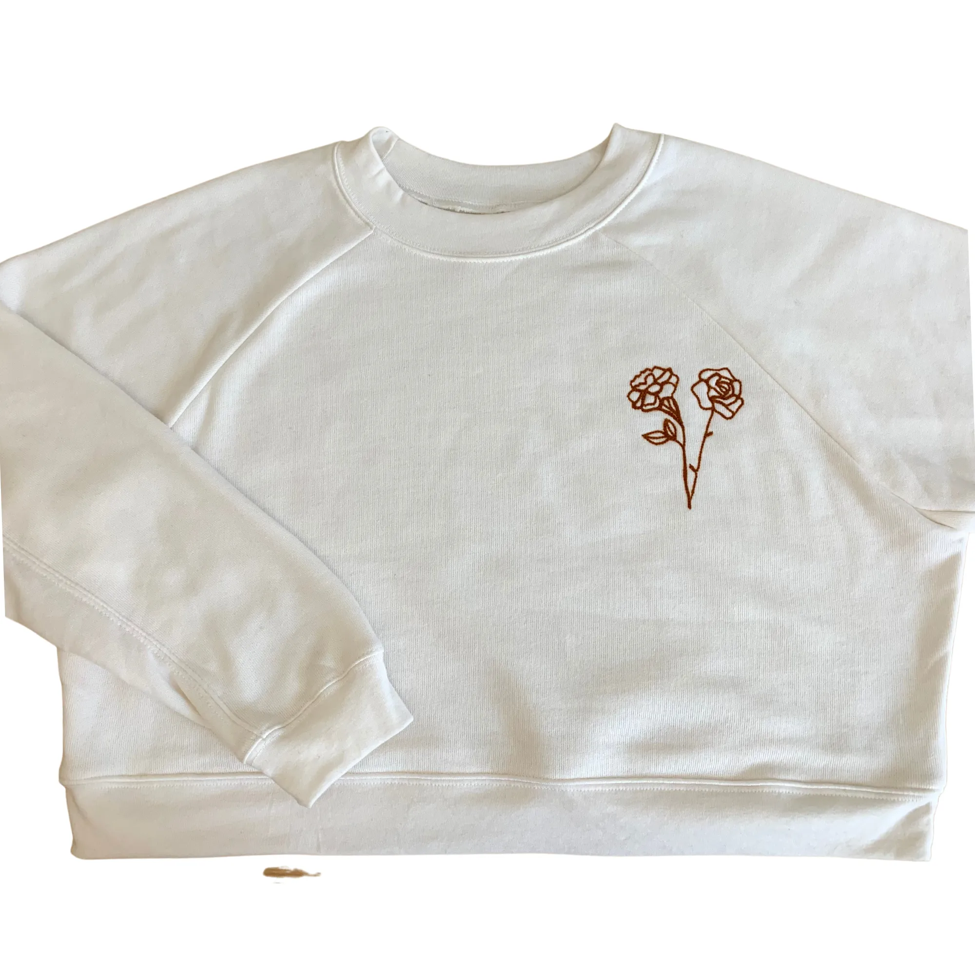 The Birth Flower Sweatshirt - Cream