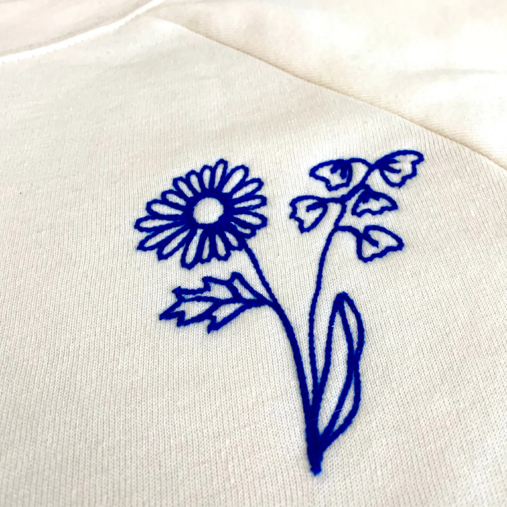 The Birth Flower Sweatshirt - Cream