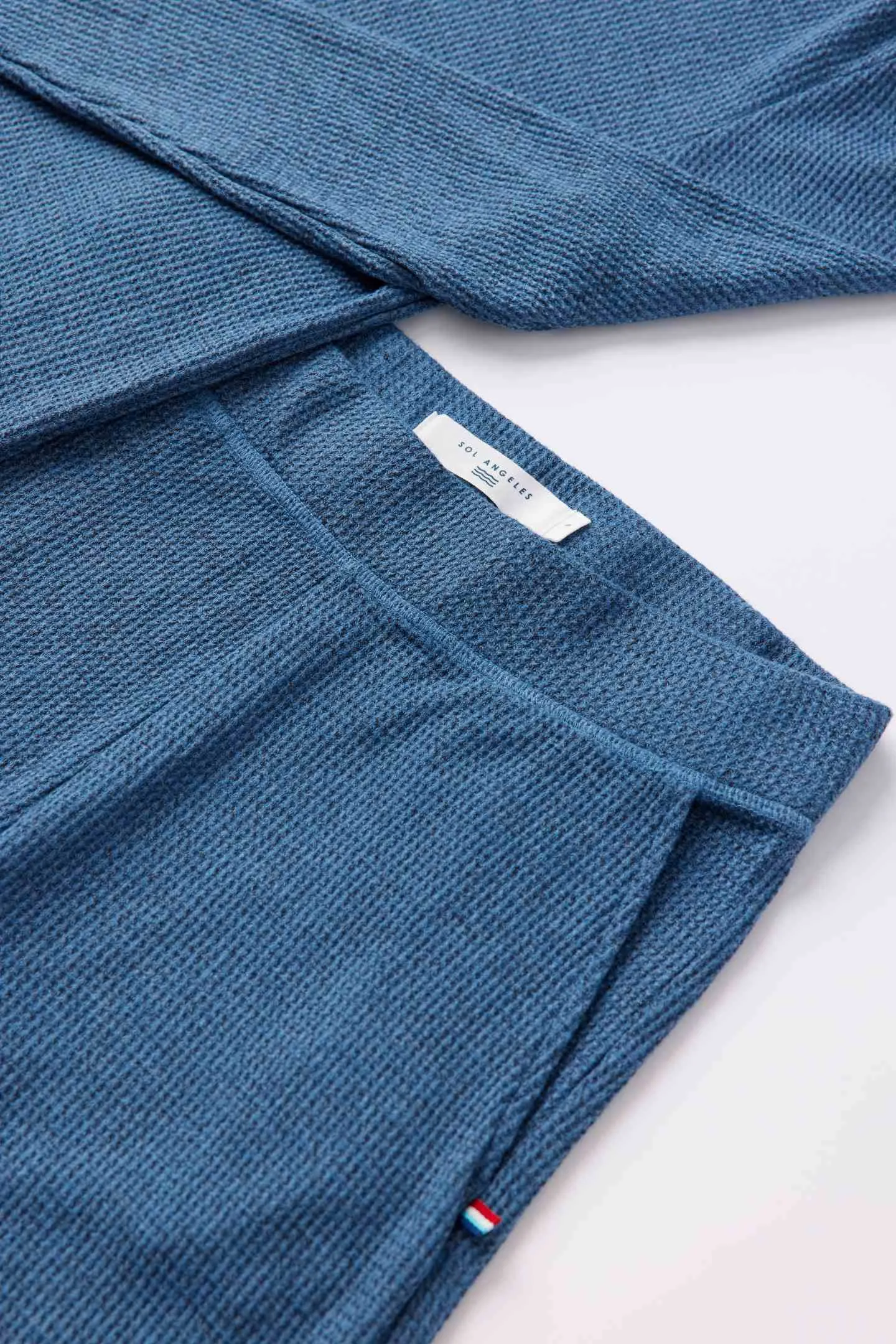Thermal Wide Leg Pant - Atlantic