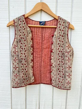 VINTAGE: '70s Cotton Quilted Vest