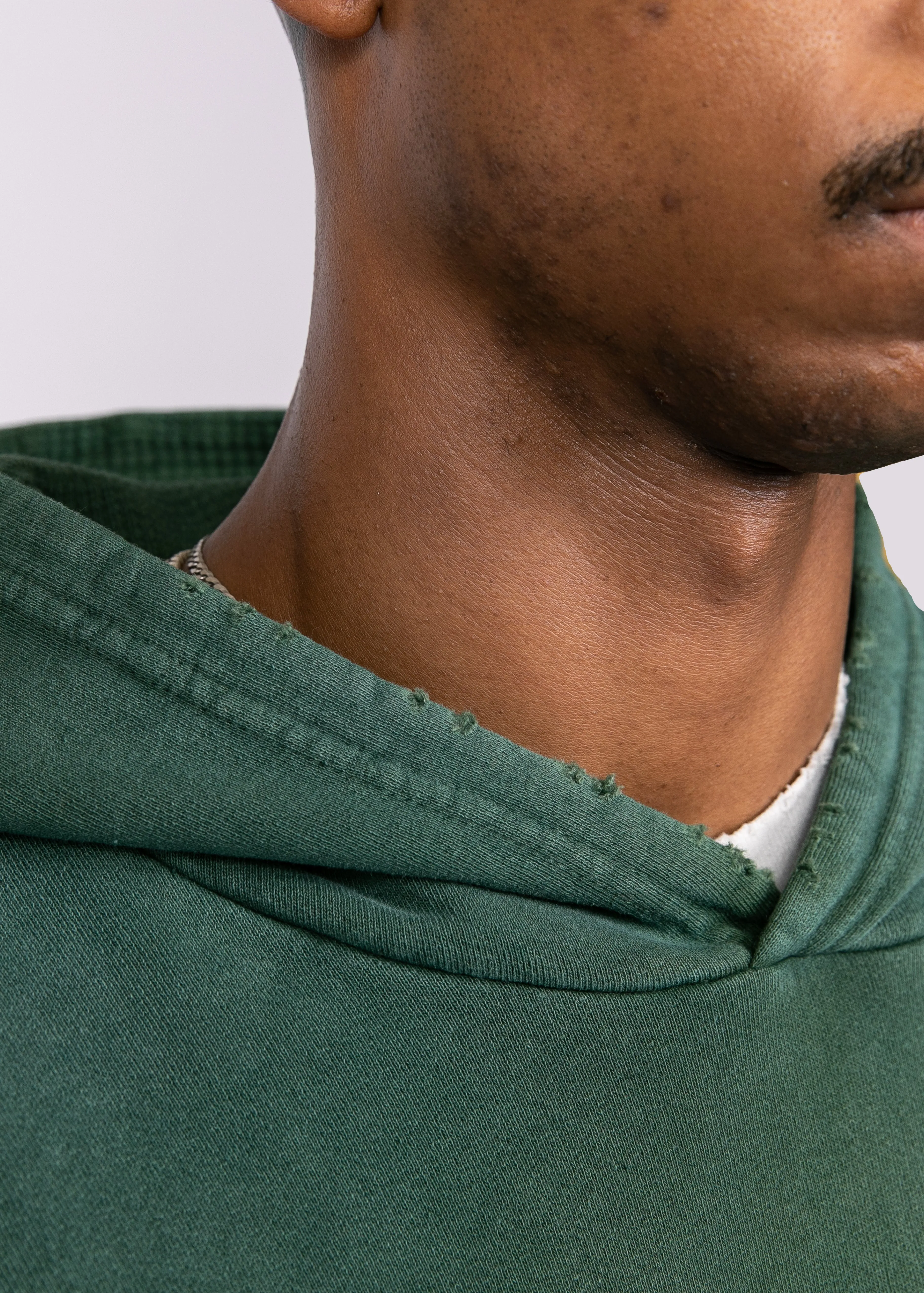 Here is an optimized title for the e-commerce product with modifiers:

Cozy Hunter Green Waffle Knit Hoodie - Stylish and Comfortable