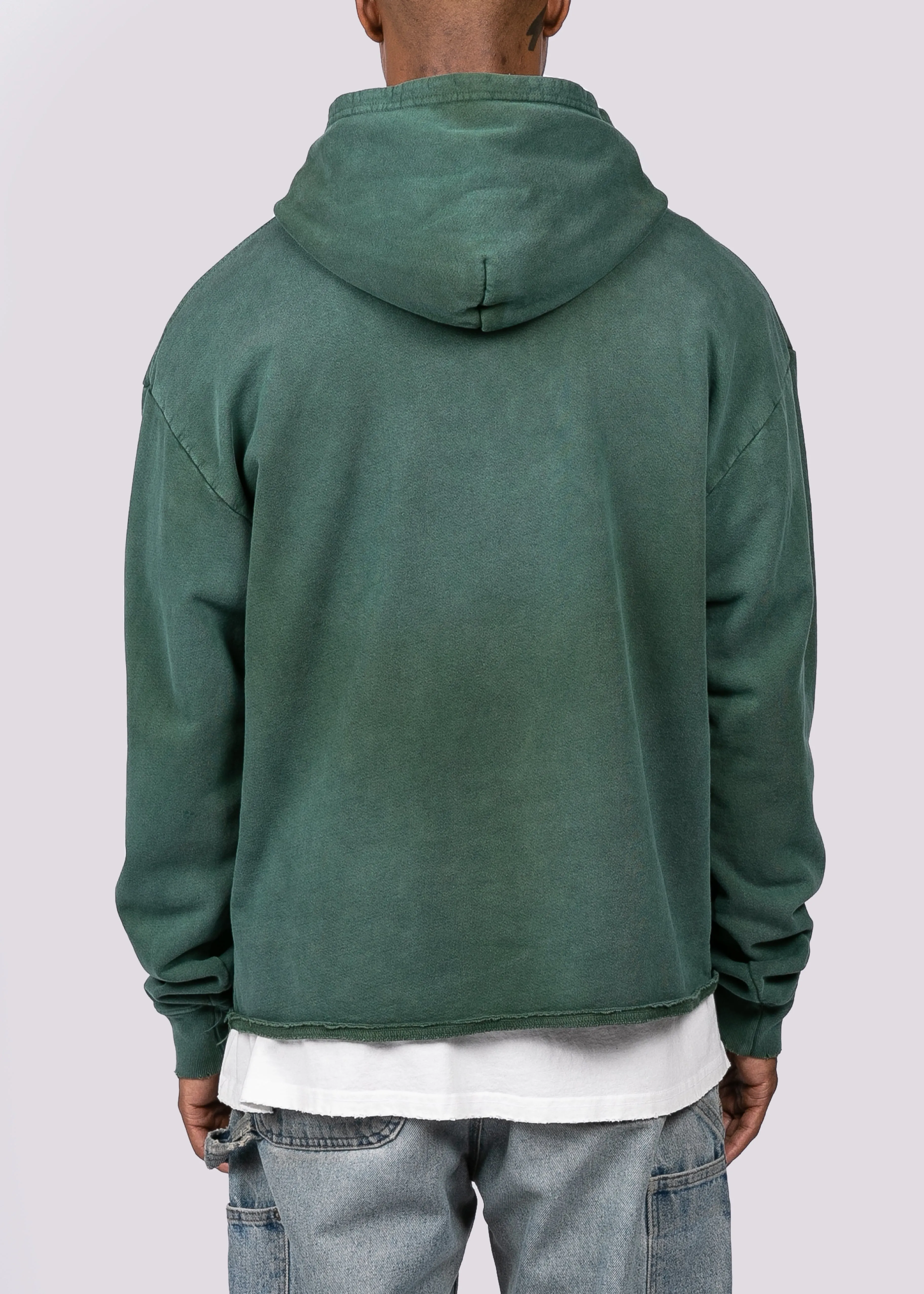 Here is an optimized title for the e-commerce product with modifiers:

Cozy Hunter Green Waffle Knit Hoodie - Stylish and Comfortable