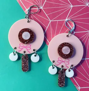 Wear it Pink Boob Earrings