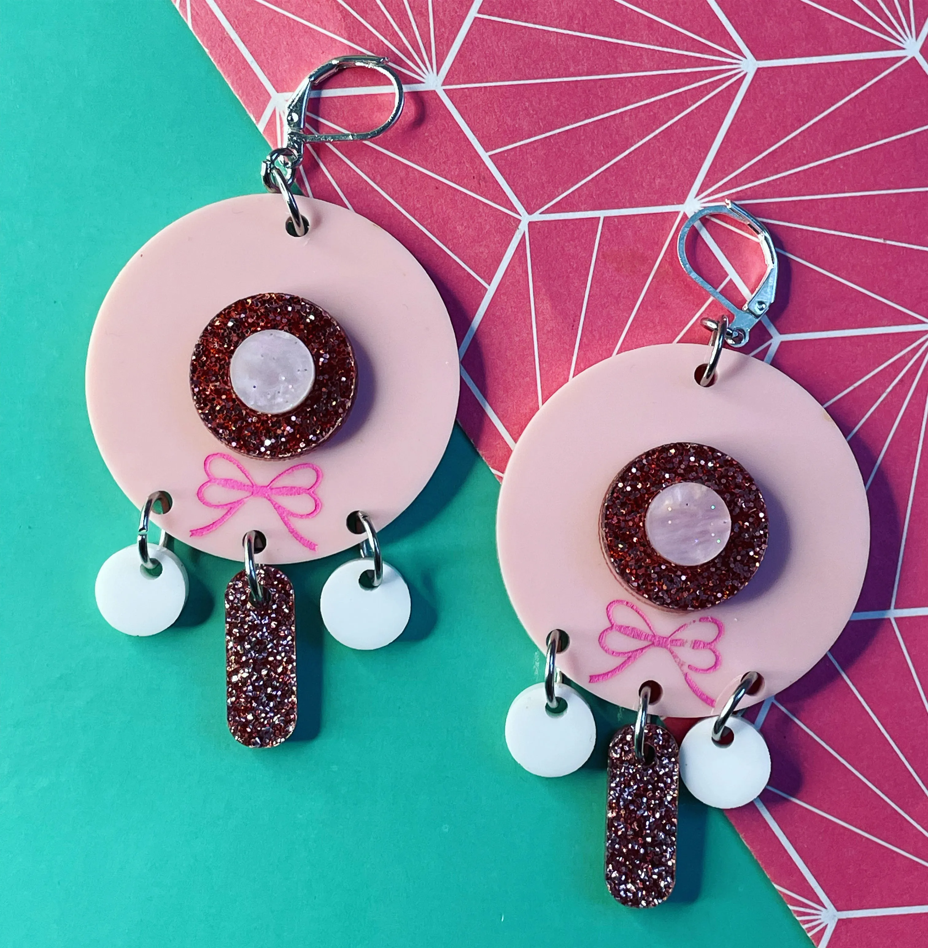 Wear it Pink Boob Earrings