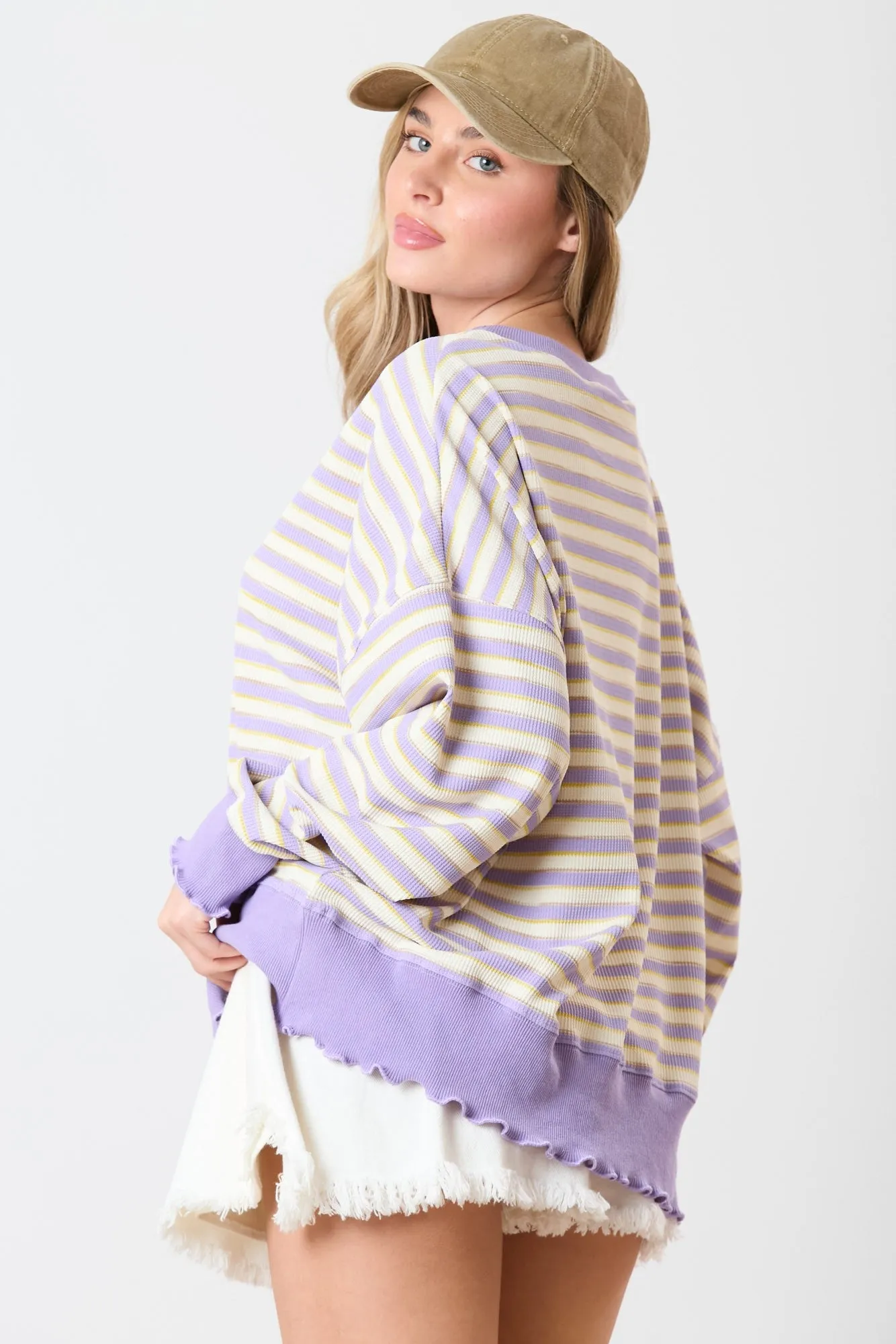 'What to Say' Top - Lavender