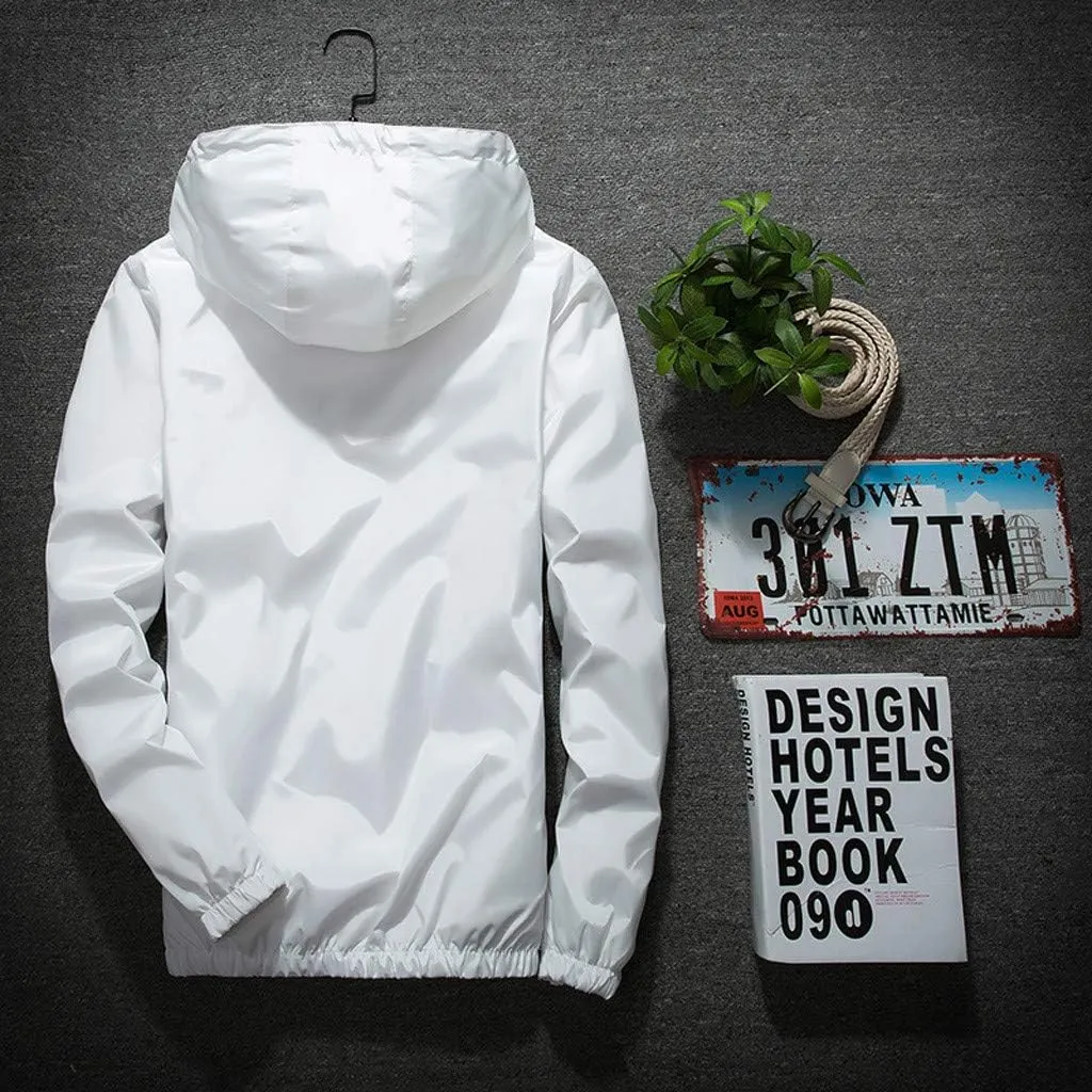 Windbreaker Jackets For Men Stylish Lightweight Long Sleeve Spring Fall Casual Zipper Waterproof Coats Mountain,M-7XL