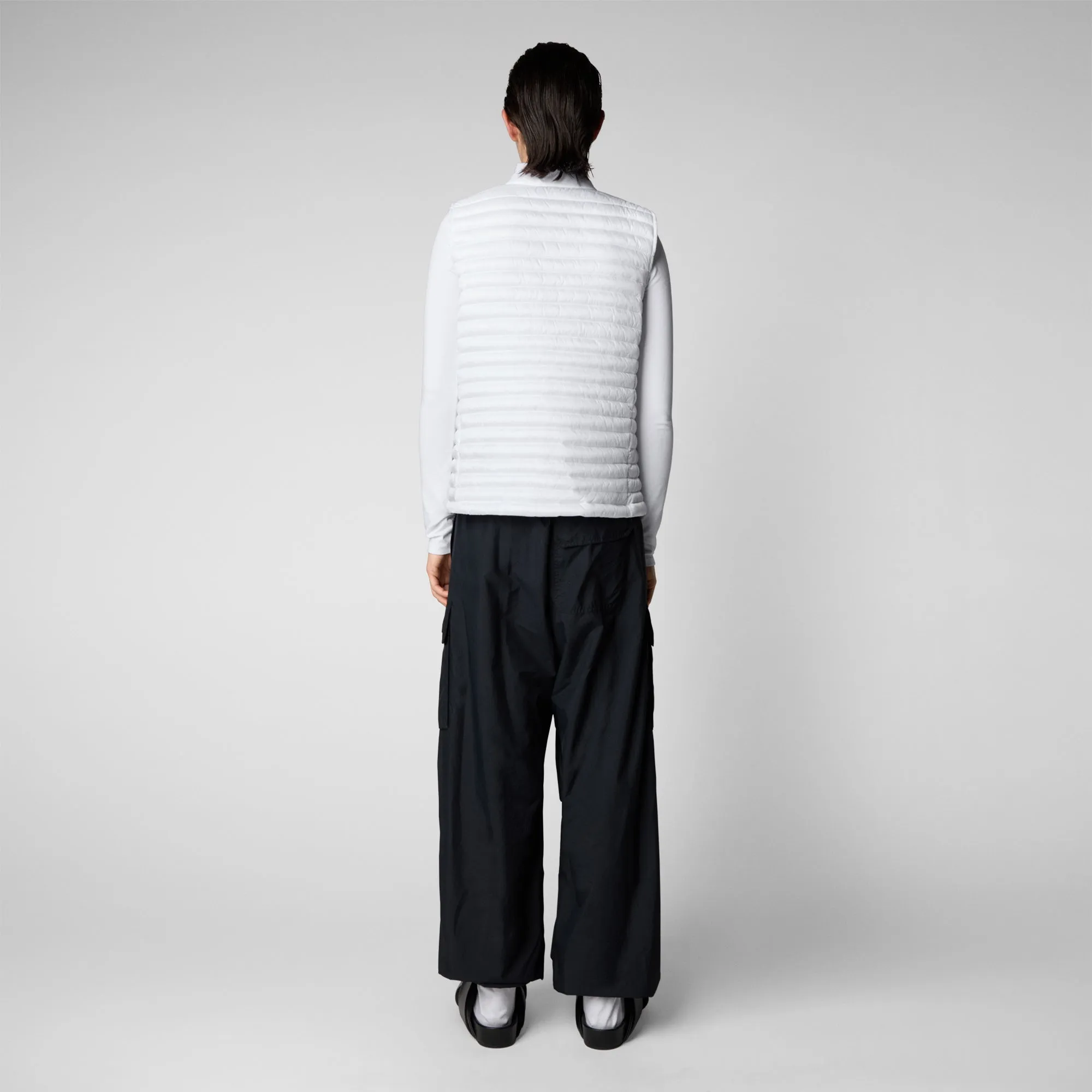 Woman's vest Aria in white