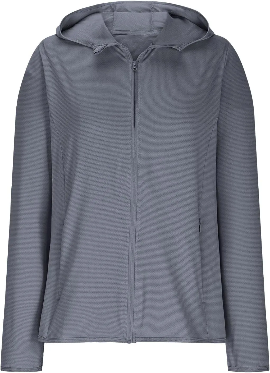 Womens Sun Shirts Full Zip UPF 50  Protection Hoodie Jacket Long Sleeve Hiking Outdoor Lightweight UPF50  Jackets