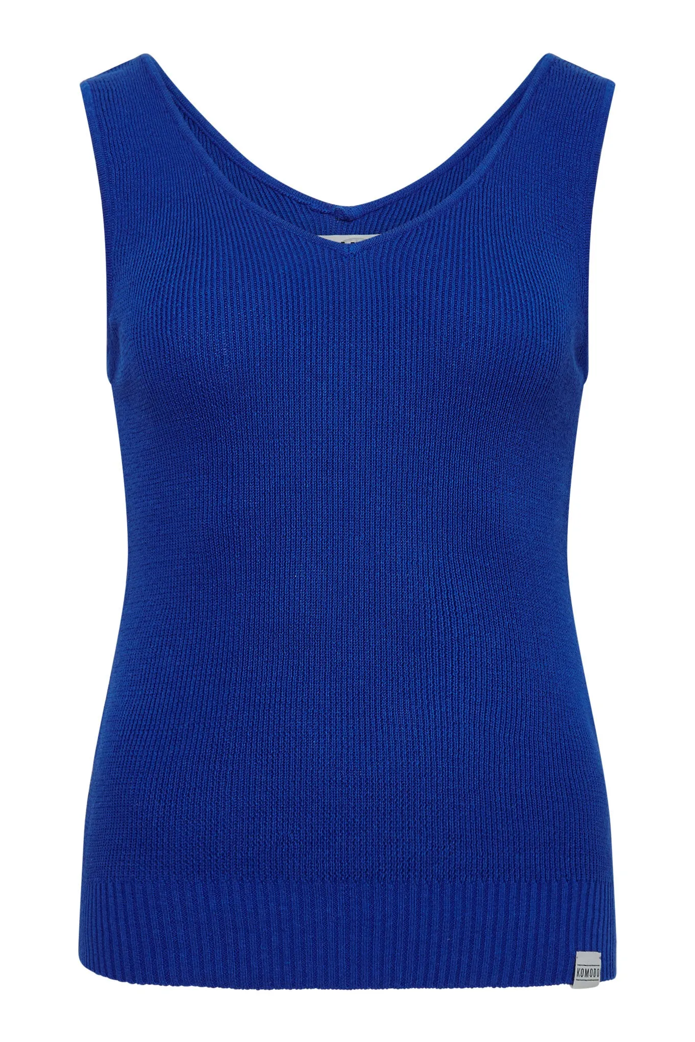 YANA - Organic Cotton Vest Blue Sapphire